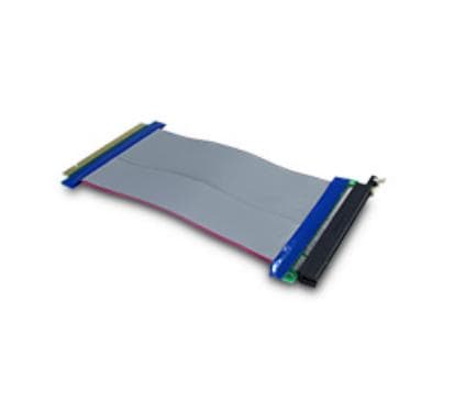 Inter-Tech SLPS069 PCIe Extender - Kort för stigare Blå, Grå