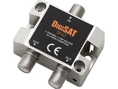 RTV-antenne DigiSAT RTV-signalsplitter GN-2GN SP42 DigiSat 5-2400MHz 77-211 #