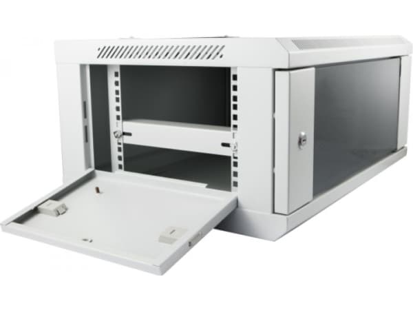 ALLNET ALL-SMC6622GRAU, Väggmonterad rack, 22U, 38 kg, Grå