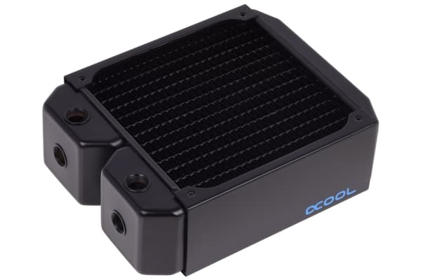 Alphacool NexXxoS UT60, Kylfläns, Koppar, Stål, Svart, 14 cm, 186 mm, 144 mm