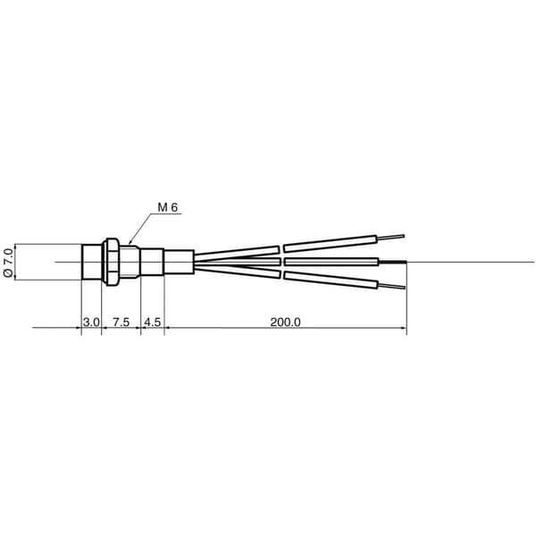 LED-signallampa flerfärgig röd,, grön, 12 V/DC BD-0608 12 V