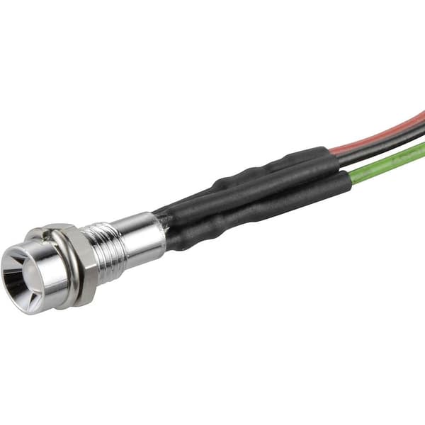 LED-signallampa flerfärgig röd,, grön, 12 V/DC BD-0608 12 V