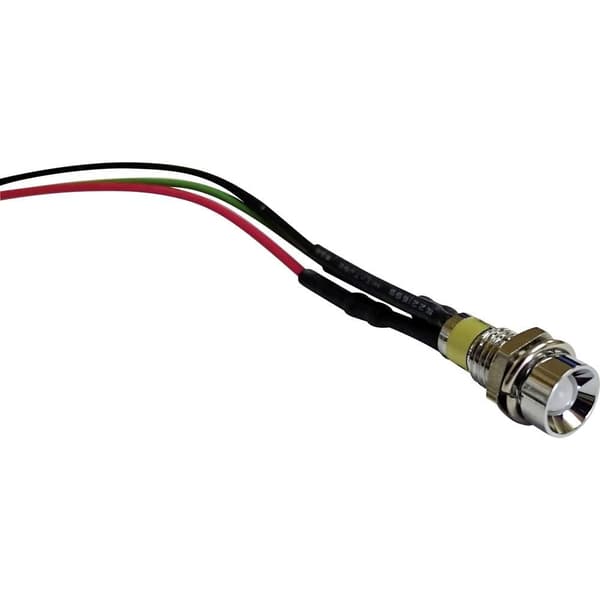 LED-signallampa flerfärgig röd,, grön, 12 V/DC BD-0608 12 V