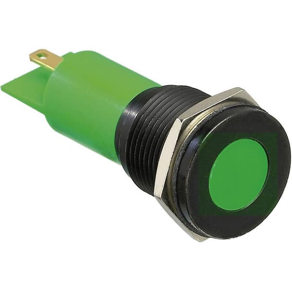 APEM Q16F1BXXG24E LED-signallampa Grön 24 V/DC