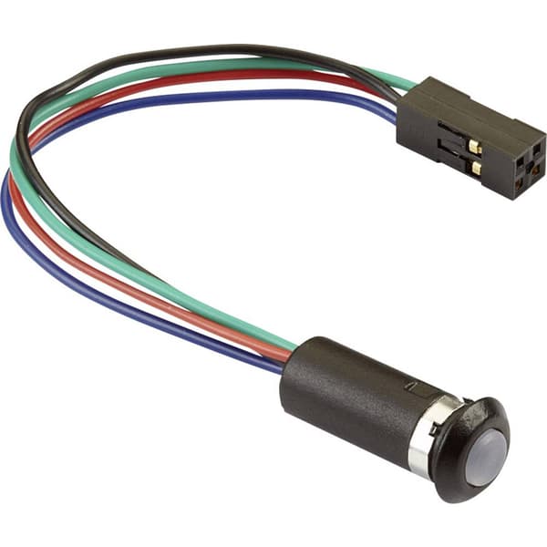 Mentor 2660.8502 LED-signallampa RGB Lins 5 mm 2 V, 3.5 V, 3.5 V 20 mA, 20 mA, 20 mA