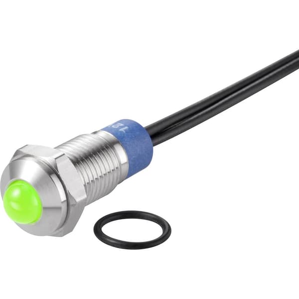 TRU COMPONENTS TC-7495196 LED-lampa Grön 12 V DC/AC