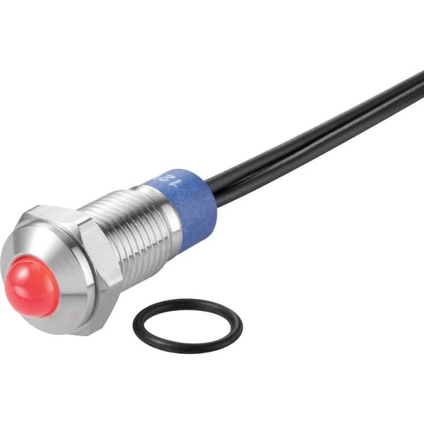 TRU COMPONENTS TC-7495192 LED-lampa Röd 12 V DC/AC