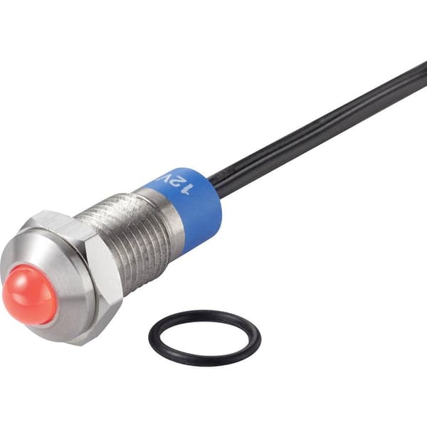TRU COMPONENTS TC-7495160 LED-lampa Röd 12 V DC/AC