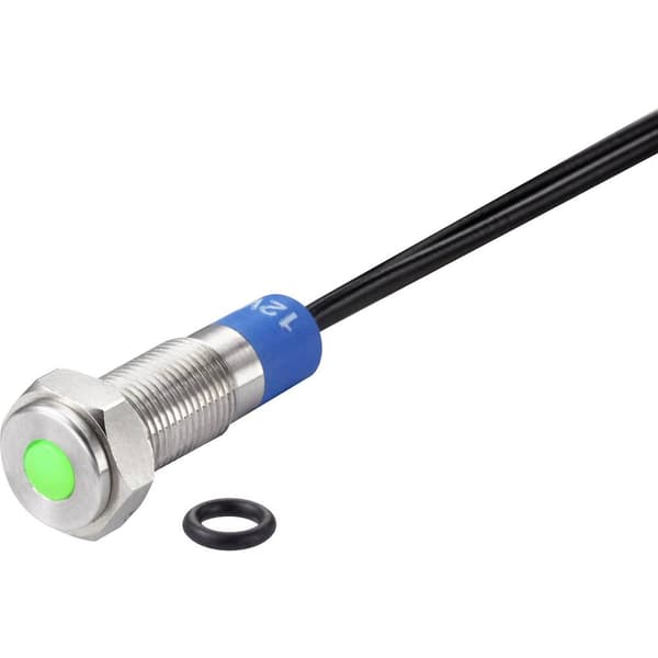 TRU COMPONENTS TC-7495116 LED-lampa Grön 12 V DC/AC