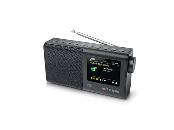 Muse M-117 DB, Bærbar, Digitaalinen, DAB,DAB+,FM,PLL, 3 W, TFT, 7,11 cm (2.8")