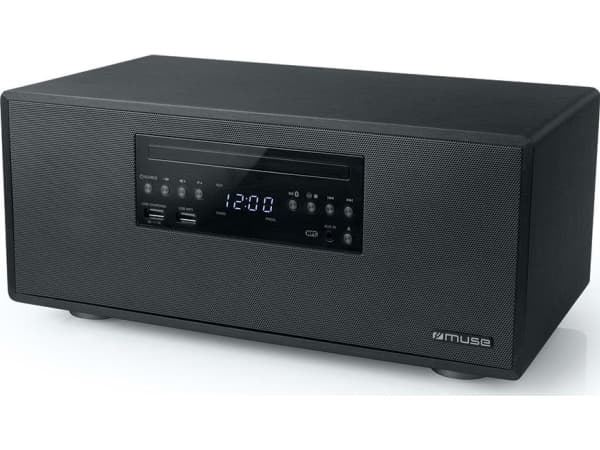 Muse M-692 BTC, Kodin mikroaudiojärjestelmä, Musta, 60 W, FM,PLL, LED, CD,CD-R,CD-RW