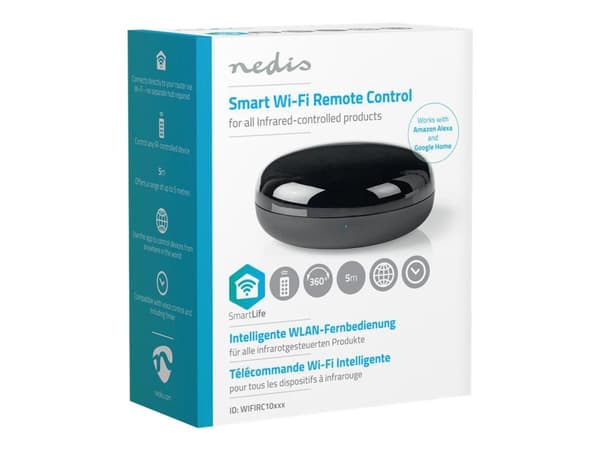 Nedis WLAN älykäs yleiskaukosäädin (WIFIRC10CBK) - Infrapuna-ohjain