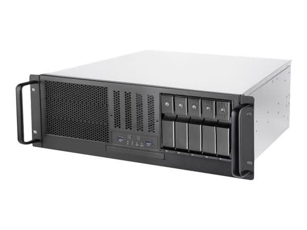 SilverStone RM41-H08 - Kan monteras i rack - 4U - SSI CEB - SATA/SAS - ingen strömförsörjning (ATX / PS/2) - USB
