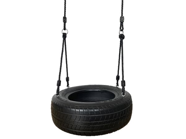 NORDIC PLAY Dækgynge med sort reb