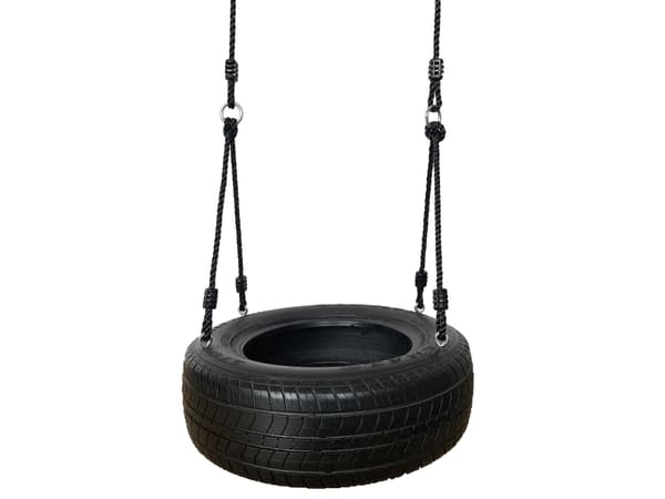 NORDIC PLAY Dækgynge med sort reb