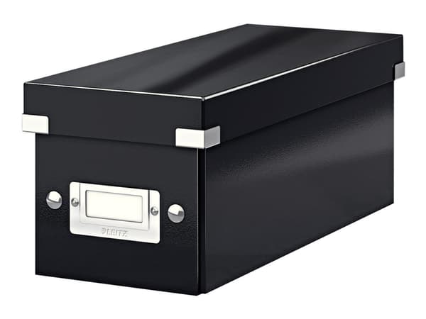 Leitz 60410095 optisk disklagringseske 160 disker Sort Fotoark kartong