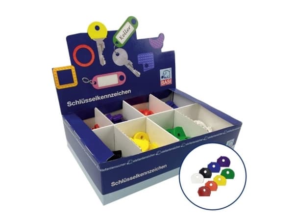Basi nyckelklämma 8540-9000 8-färgad 200 st 1 set