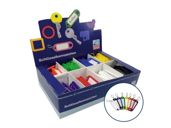 Basi Nøglering 8500-9000 8-farvet 1 Set