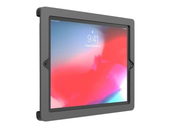 Compulocks iPad 10.2" Axis Enclosure - Monteringssett (gulvstativ, hus, tuklesikkert skruesett) - for nettbrett - svart - skjermstørrelse: 10.2" - fo