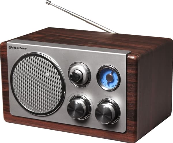 Roadstar HRA-1245WD, Bærbar, Analog, FM, MW, 3,5 W, 1-veis, Tre