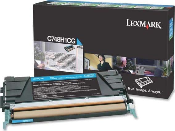 Lexmark C736H1CG, 10000 sider, Cyan, 1 stykker
