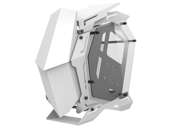 Jonsbo MOD3, PC, Hvit, ATX, EATX, ITX, Micro ATX, Aluminium, Spilling, 17 cm
