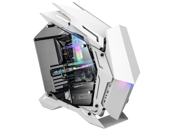 Jonsbo MOD3, PC, Hvit, ATX, EATX, ITX, Micro ATX, Aluminium, Spilling, 17 cm