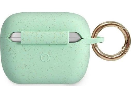 Guess Guess GUACAPSILGLGN AirPods Pro -suojus vihreä/vihreä Silikoni Glitteri