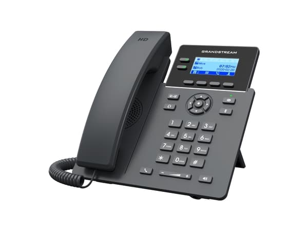 Grandstream GRP2602P - VoIP-telefon - 5-vägs samtalsförmåg - SIP, RTCP, RTP, SRTP, RTCP-XR - 2 linjer