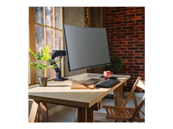 Ergotron HX - Asennussarja (kääntyvä varsi, pöytäkiinnike, jatkovarsi, läpivienti, kääntötappi) - Patentoitu Constant Force Technology - LCD-näytölle