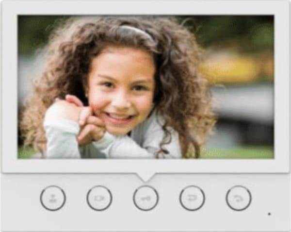 Fanvil i53W, 17,8 cm (7"), LCD, 800 x 480 piksler, H.264, Hvit, Knapper