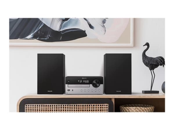 Philips TAM4205 Kodin mikroaudiojärjestelmä 60 W Musta, Hopea