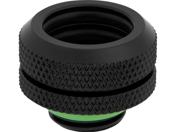 CORSAIR Hydro X Series XF Hardline 14mm OD Fitting - Armatur for væskekjølesystem - svart (en pakke 4)