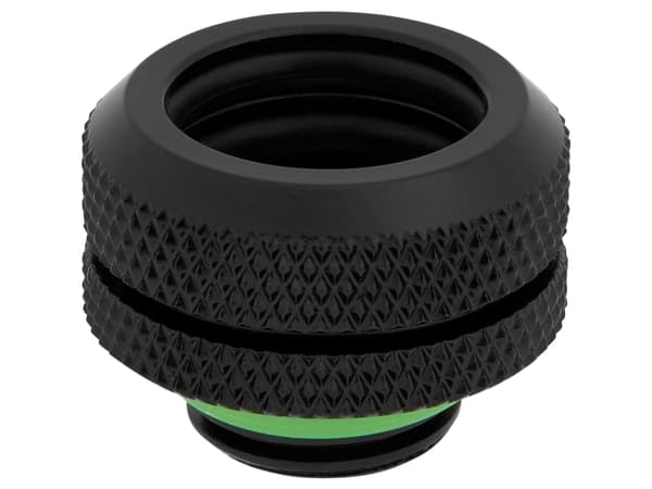 CORSAIR Hydro X Series XF Hardline 14mm OD Fitting - Armatur for væskekjølesystem - svart (en pakke 4)