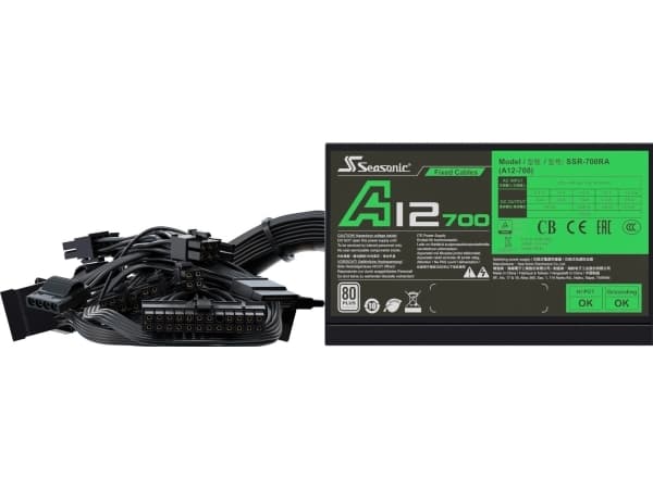 SeaSonic Power Supply Seasonic A12 80Plus Bronze Power Supply 700W (A12-700W)