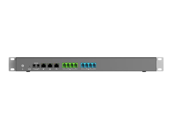 Grandstream Networks UCM6304, IP Centrex (isännöity/virtuaalinen IP), 2000 käyttäjä (t), Gigabitti Ethernet, 100 - 240 V, 50 - 60 Hz, 12 V