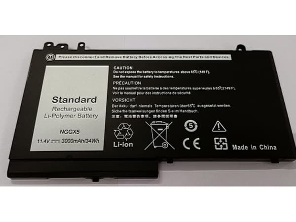 CoreParts - Batteri til bærbar PC (tilsvarer: Dell NGGX5, Dell 0RDRH9, Dell RDRH9) - litiumpolymer - 3-cellers - 2.9 Ah - 34 Wh - svart - for Dell La