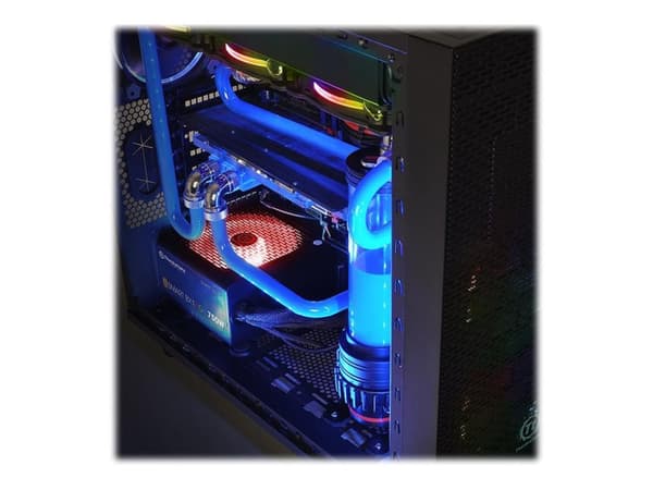 Thermaltake SMART BX1 RGB SP-750AH2NKB-2 - Strømforsyning (intern) - ATX12V 2.4/ EPS12V 2.92 - 80 PLUS Bronze - AC 230 V - 750 watt - aktiv PFC - Eur