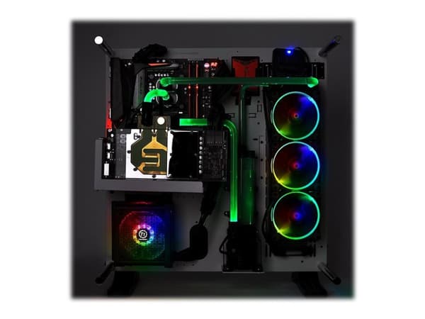 Thermaltake SMART BX1 RGB SP-750AH2NKB-2 - Strømforsyning (intern) - ATX12V 2.4/ EPS12V 2.92 - 80 PLUS Bronze - AC 230 V - 750 watt - aktiv PFC - Eur Sort