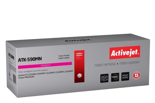 Activejet ATK-590MN, 5000 sidor, Magenta, 1 styck