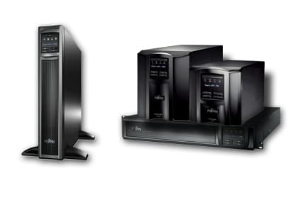 Fujitsu - UPS (rackmonterbar/ekstern) - AC 230 - 240 V - 1200 watt - 1500 VA - enkeltfase - utgangskontakter: 8 - 2U - 19" - svart