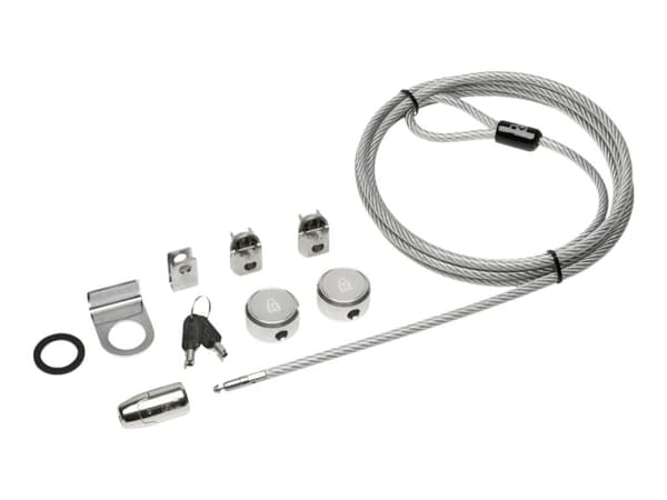 Kensington Locking Kit - Sikkerhetskabellås - sølv - 2.44 m - TAA-samsvar - for Apple Pro Display XDR