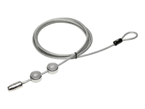 Kensington Locking Kit - Sikkerhetskabellås - sølv - 2.44 m - TAA-samsvar - for Apple Pro Display XDR