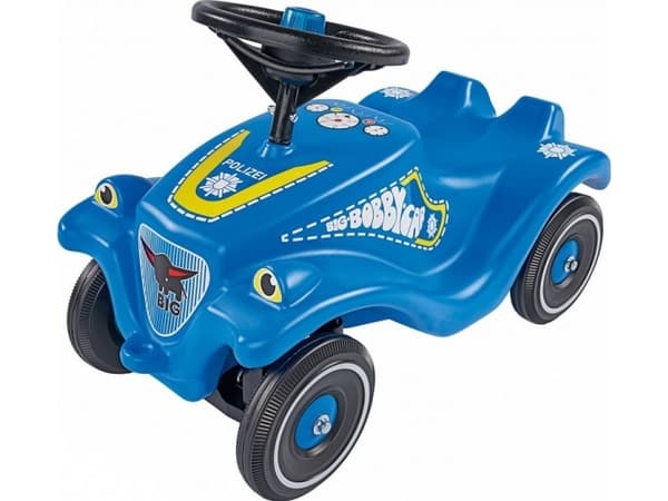 BIG Bobby-Car-Classic Police, 1 år, 4 hjul, Plast, Blå
