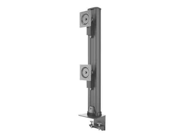 Multibrackets M VESA Desktopmount HD Dual - Monteringssats - för 2 välvda LCD-skärmar - stål - svart - skärmstorlek: 32"-50" - disk-monteringsbar Svart