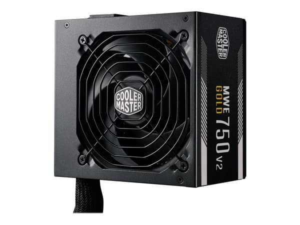 Cooler Master MWE Gold V2 750 - Strømforsyning (intern) - ATX12V 2.41/ EPS12V - 80 PLUS Gold - AC 90-264 V - 750 watt - aktiv PFC - Europa
