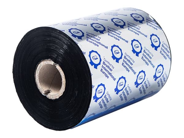 Brother Premium - Svart - 110 mm x 600 m - färgband (paket om 6) - för Brother TD-4420, TD-4520, TD-4650, TD-4750; Titan Industrial Printer TJ-4520,