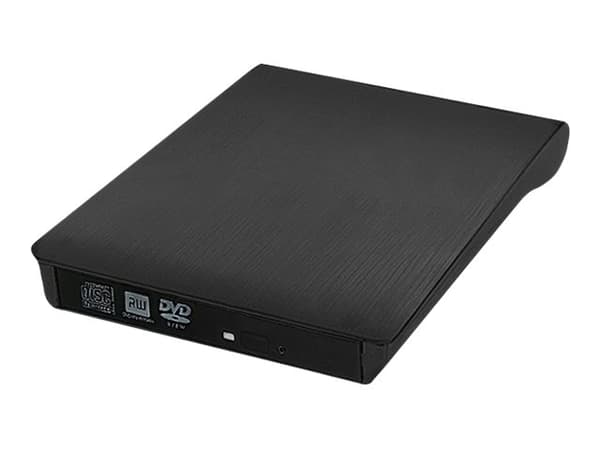 Qoltec - Platestasjon - DVD±RW - 8x - SuperSpeed USB 3.0 - ekstern - svart Sort