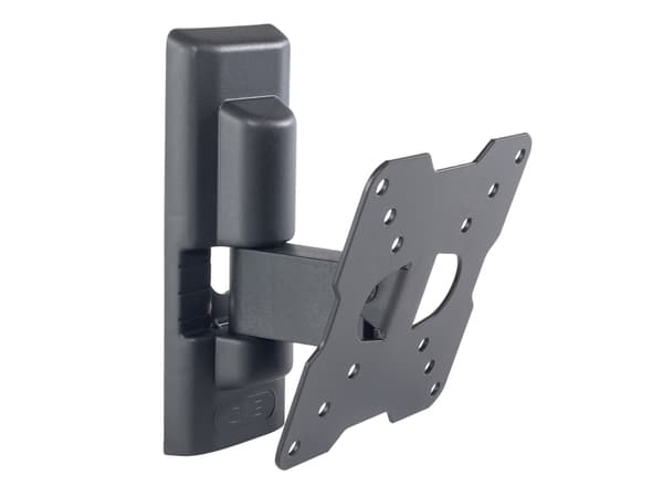 Meliconi CME ETR100, 63,5 cm (25"), 50 x 50 mm, 100 x 100 mm, -25 - 30°, Terästä, Musta