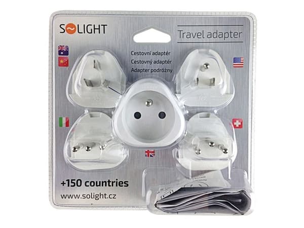 Solight PA20, Universell, 100-250 V, 50 - 60 Hz, 15 A, Hvit
